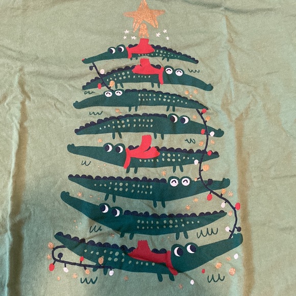 Gator Christmas T shirt - Picture 2 of 2